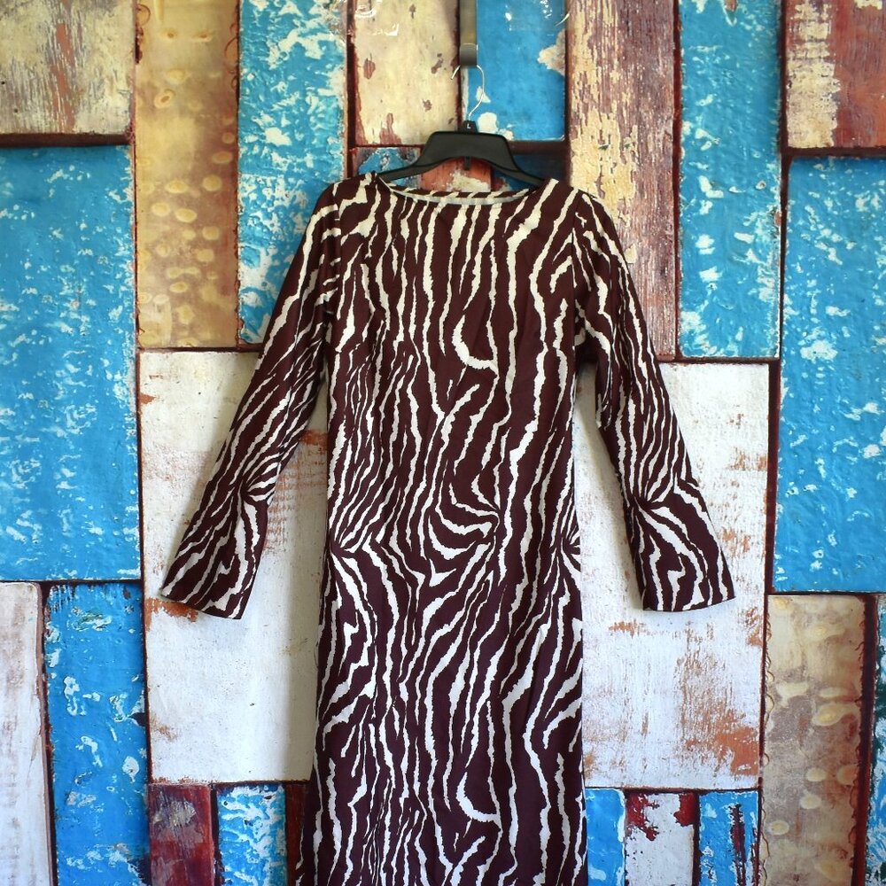 Women's Shein Dress Long sleeve Leopard Print SMALL Multicolor